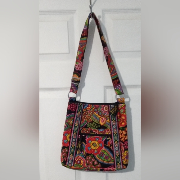 Vera Bradley Colorful Floral Crossbody Bag - Picture 5 of 6